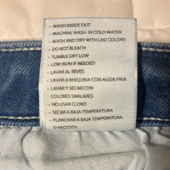 KanCan Estilo Frayed Hem Blue Sraignt Leg Jeans size 11 - Picture 4 of 10